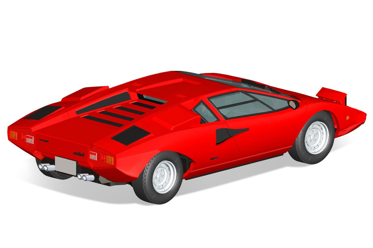 1/32 SNAP KIT #20-A Lamborghini Countach LP400(Red) (06533)