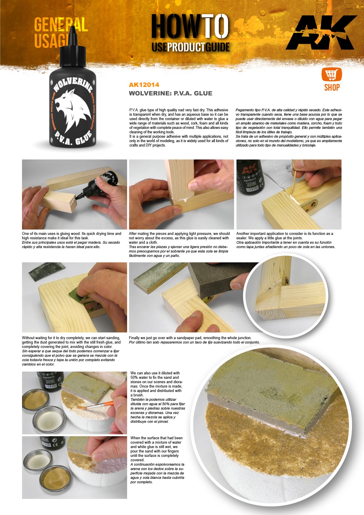 Colle PVA AK Wolverine 100 ml (12014)