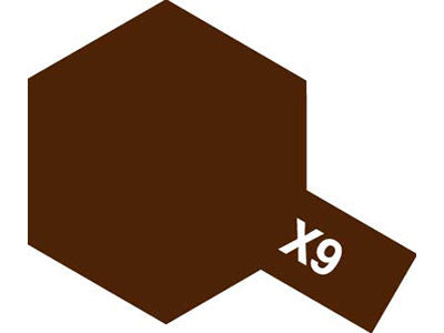 Tamiya X9 Brown Enamel Bottle 10ml TAMEX9