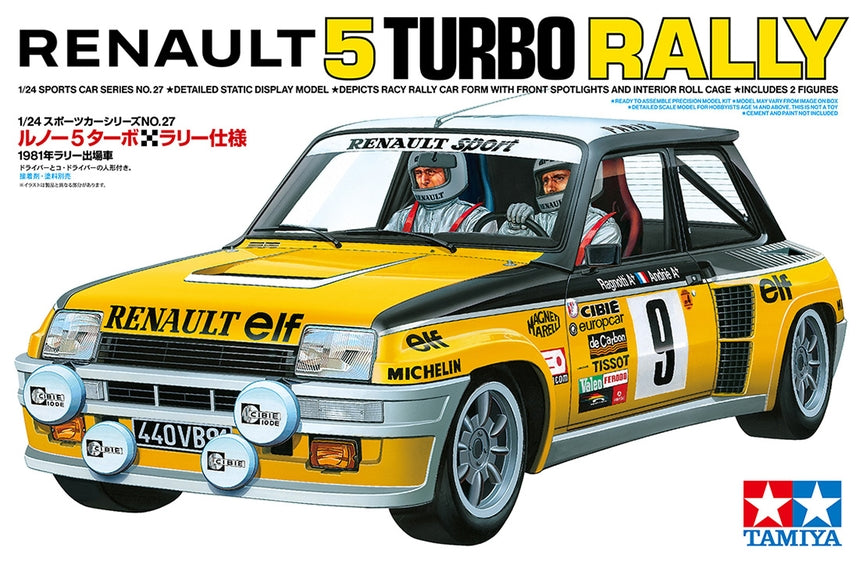 Tamiya Renault 5 Turbo Rally Kit 1/24 (24027)