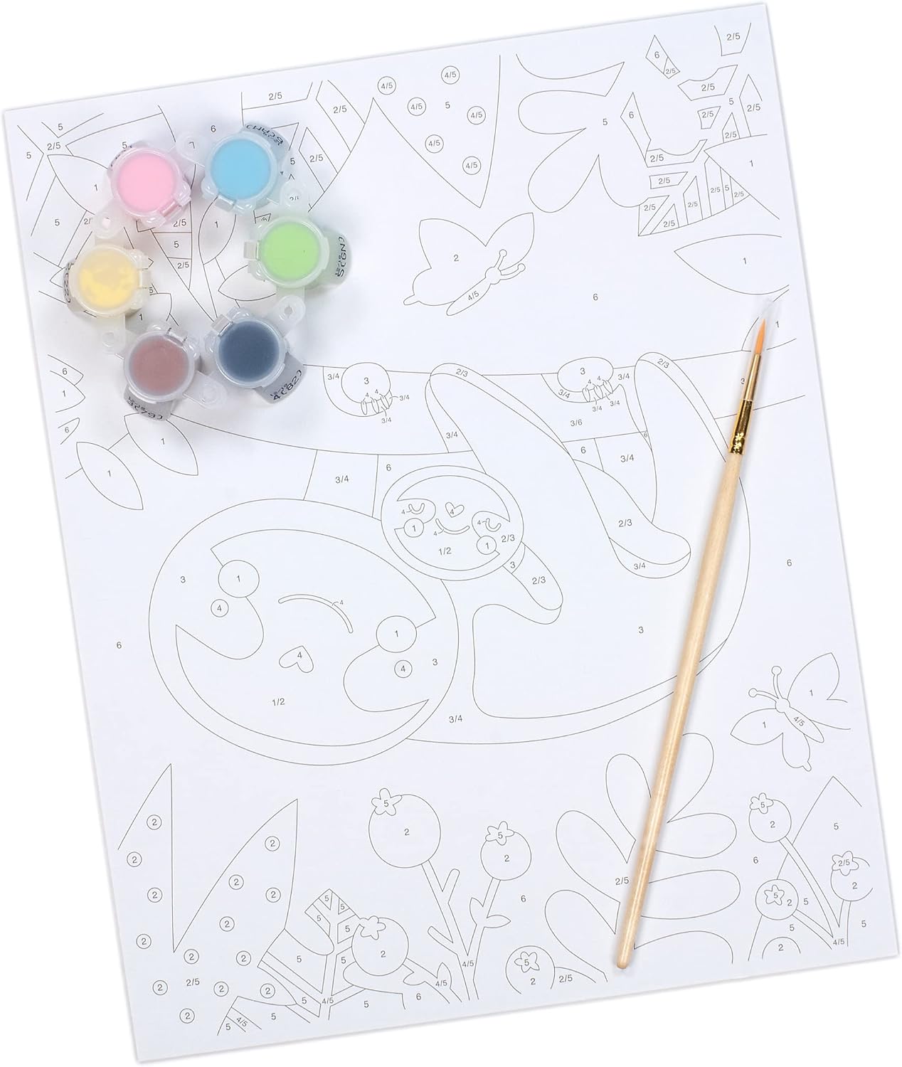 Paint By Number Sloth 8"x10" DIM91692 BEGINNER