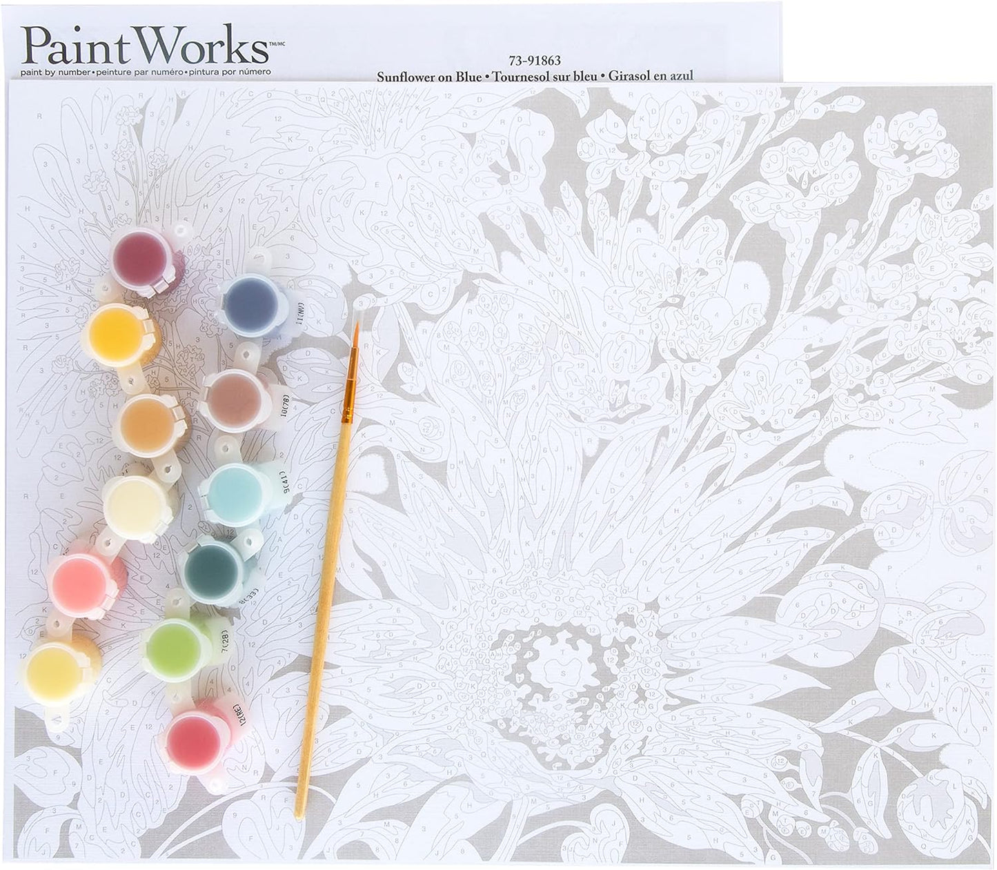 Panneaux de peinture par numéros en forme de chats DIM91655