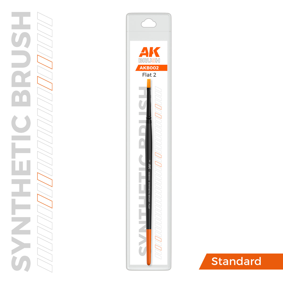 AK Synthetic Brush Flat 2 (B002)