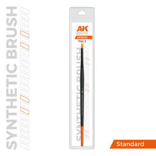 AK Synthetic Brush Flat 2 (B002)