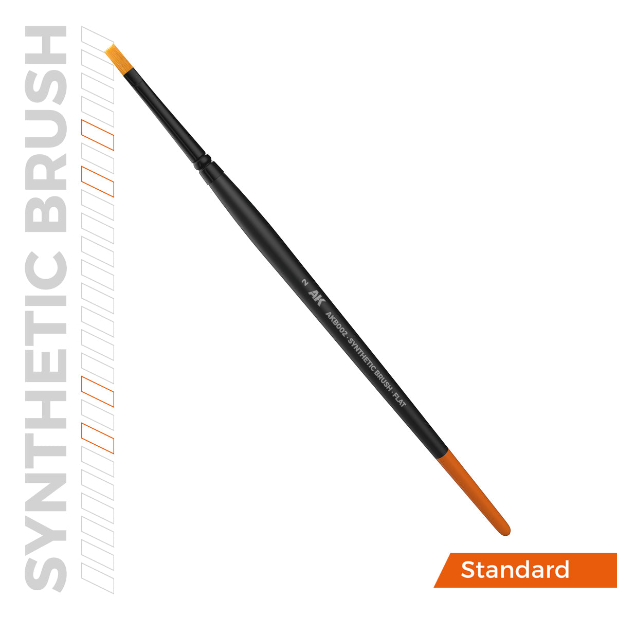 AK Synthetic Brush Flat 2 (B002)