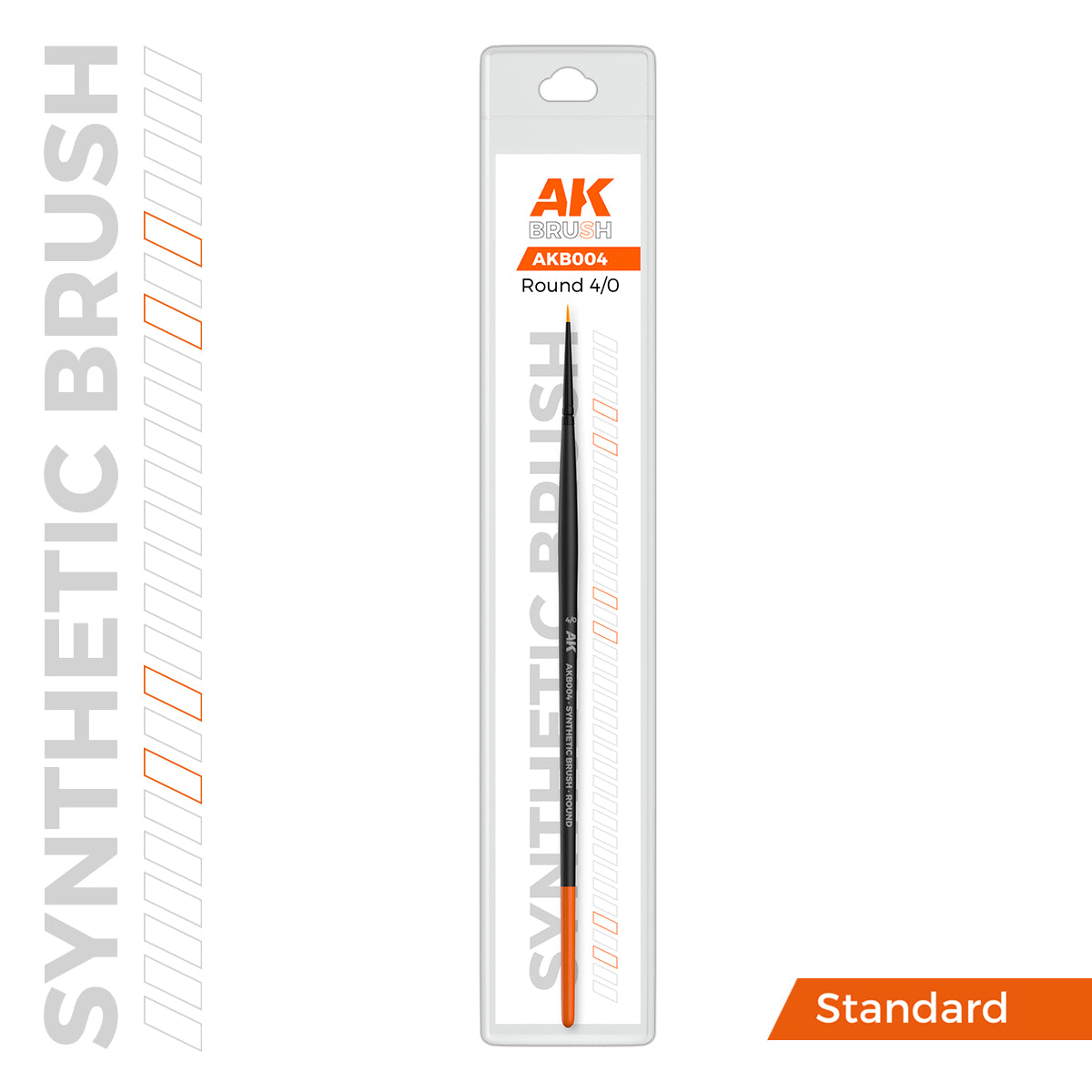 AK Synthetic Brush Round 4/0 (B004)