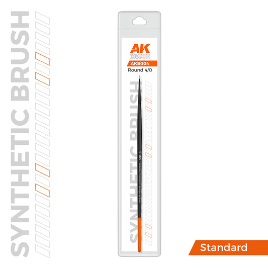 AK Synthetic Brush Round 4/0 (B004)