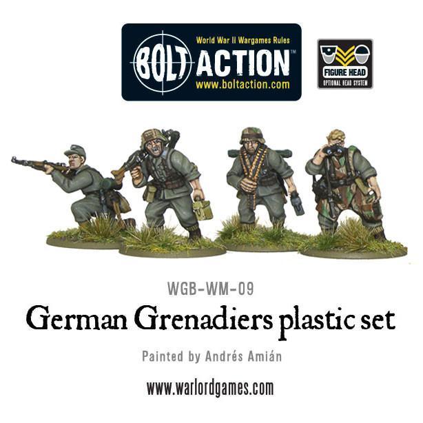 Bolt Action German Grenadiers Plastic Box Set 1/56 (WGB-WM-09)