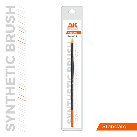 AK Synthetic Brush Round 2 (B009)