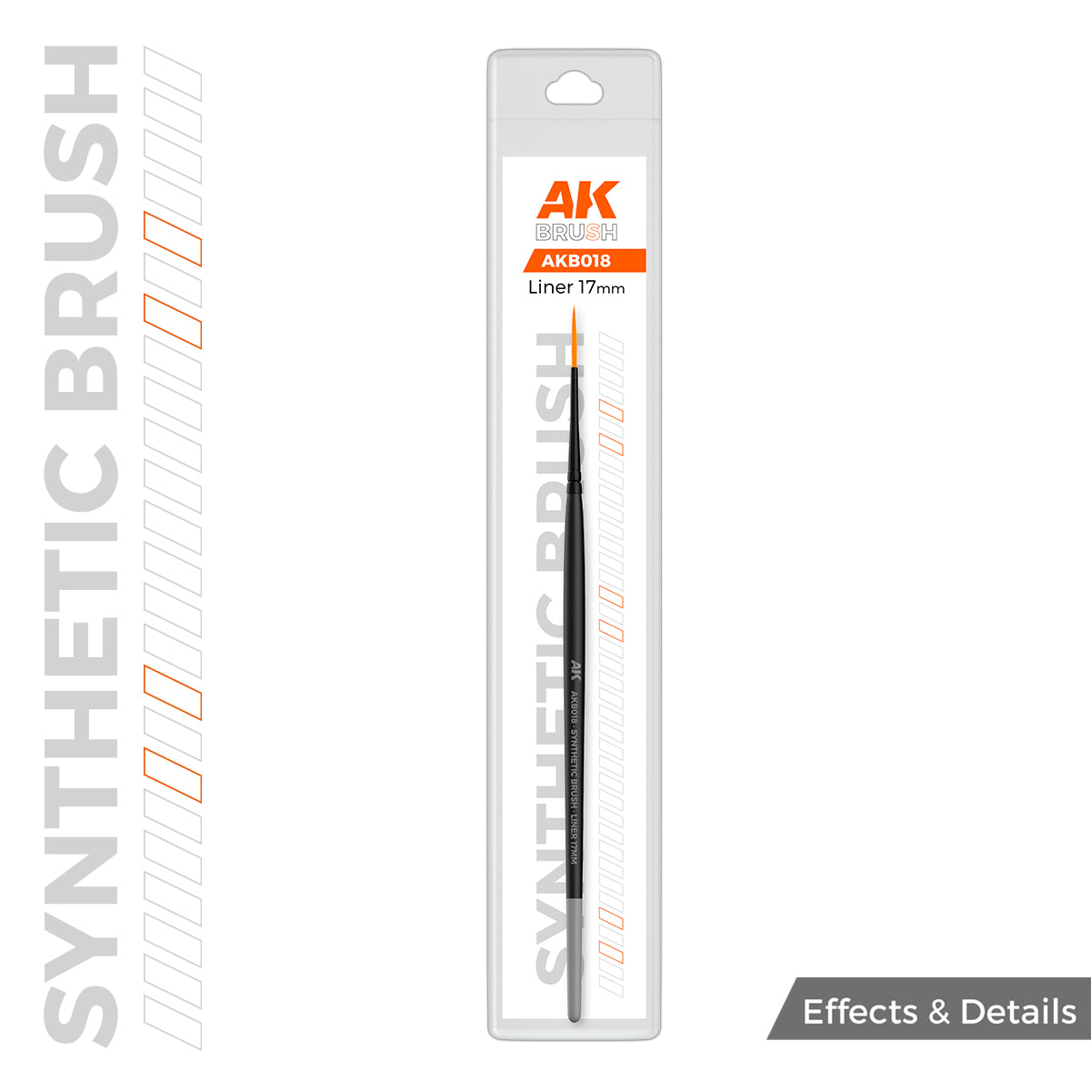 AK Synthetic Brush Liner 17mm (B018)