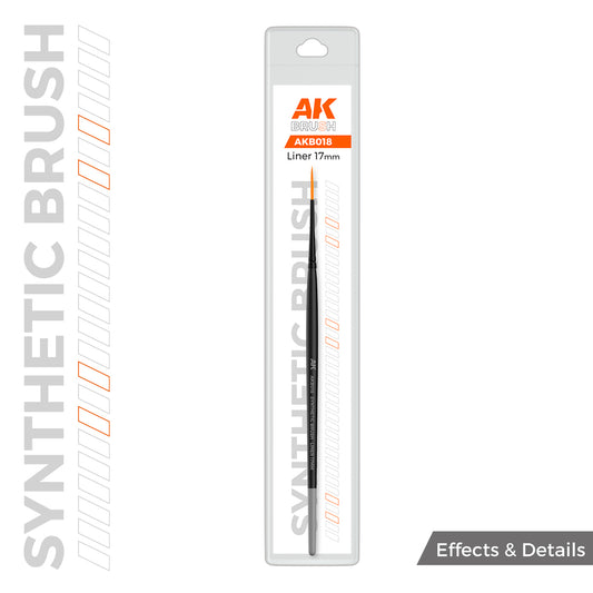 AK Synthetic Brush Liner 17mm (B018)