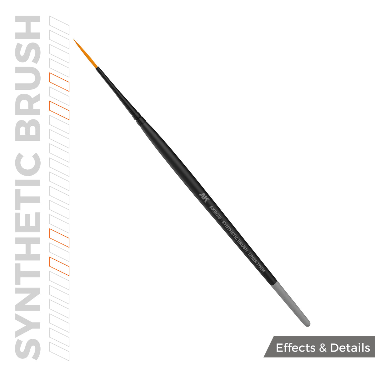 AK Synthetic Brush Liner 17mm (B018)