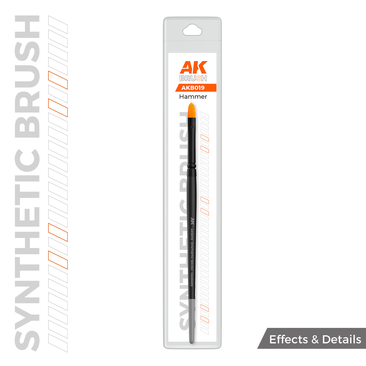 AK Synthetic Brush Hammer (B019)