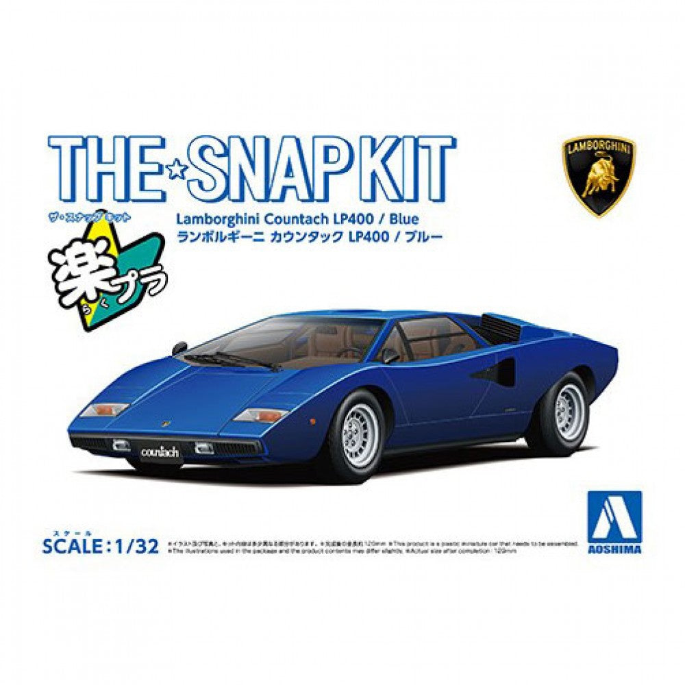 1/32 SNAP KIT #20-E Lamborghini Countach LP400(Blue) (06537)