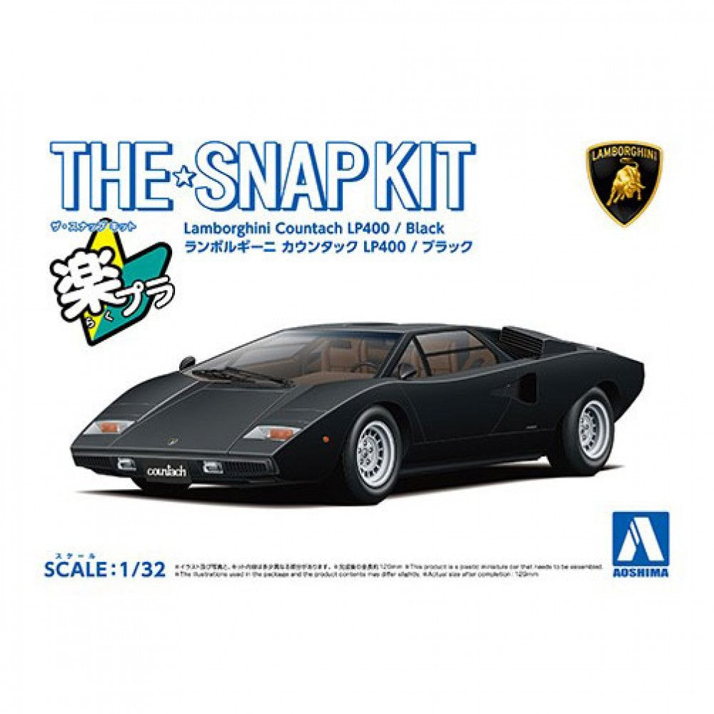 1/32 SNAP KIT #20-F Lamborghini Countach LP400(Black) (06538)