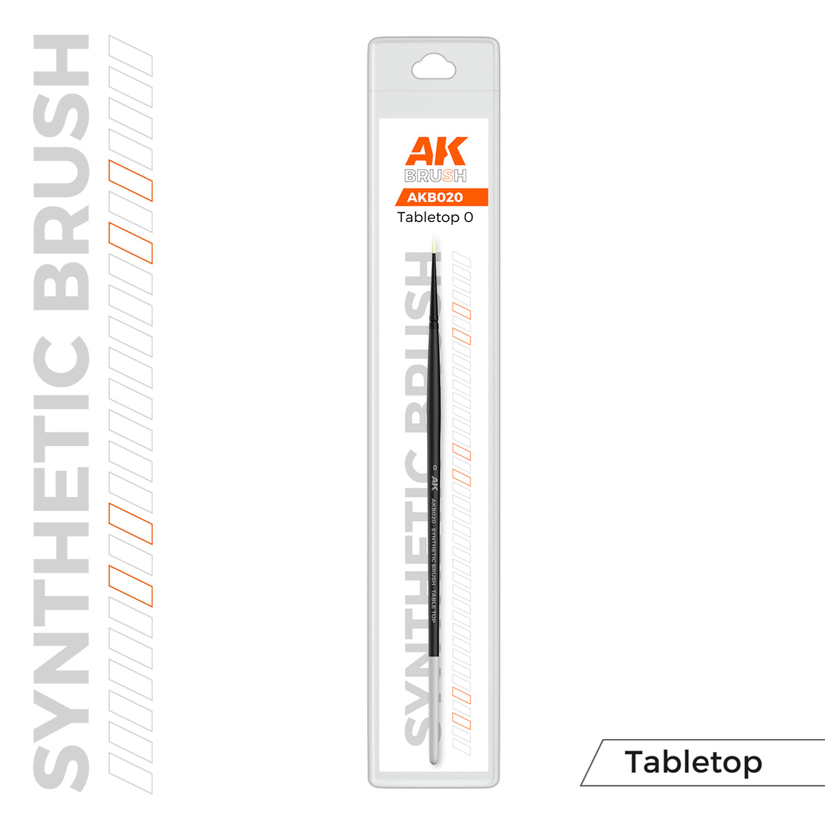 AK Synthetic Tabletop Brush 0 (B020)