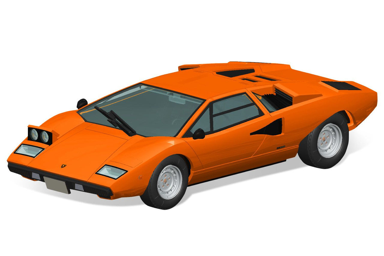 1/32 SNAP KIT #20-C Lamborghini Countach LP400(Orange) (06535)