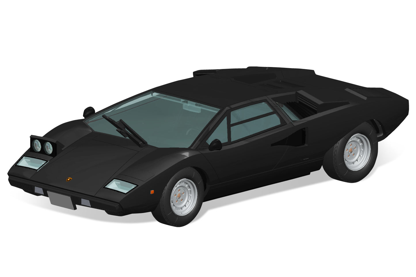 1/32 SNAP KIT #20-F Lamborghini Countach LP400(Black) (06538)