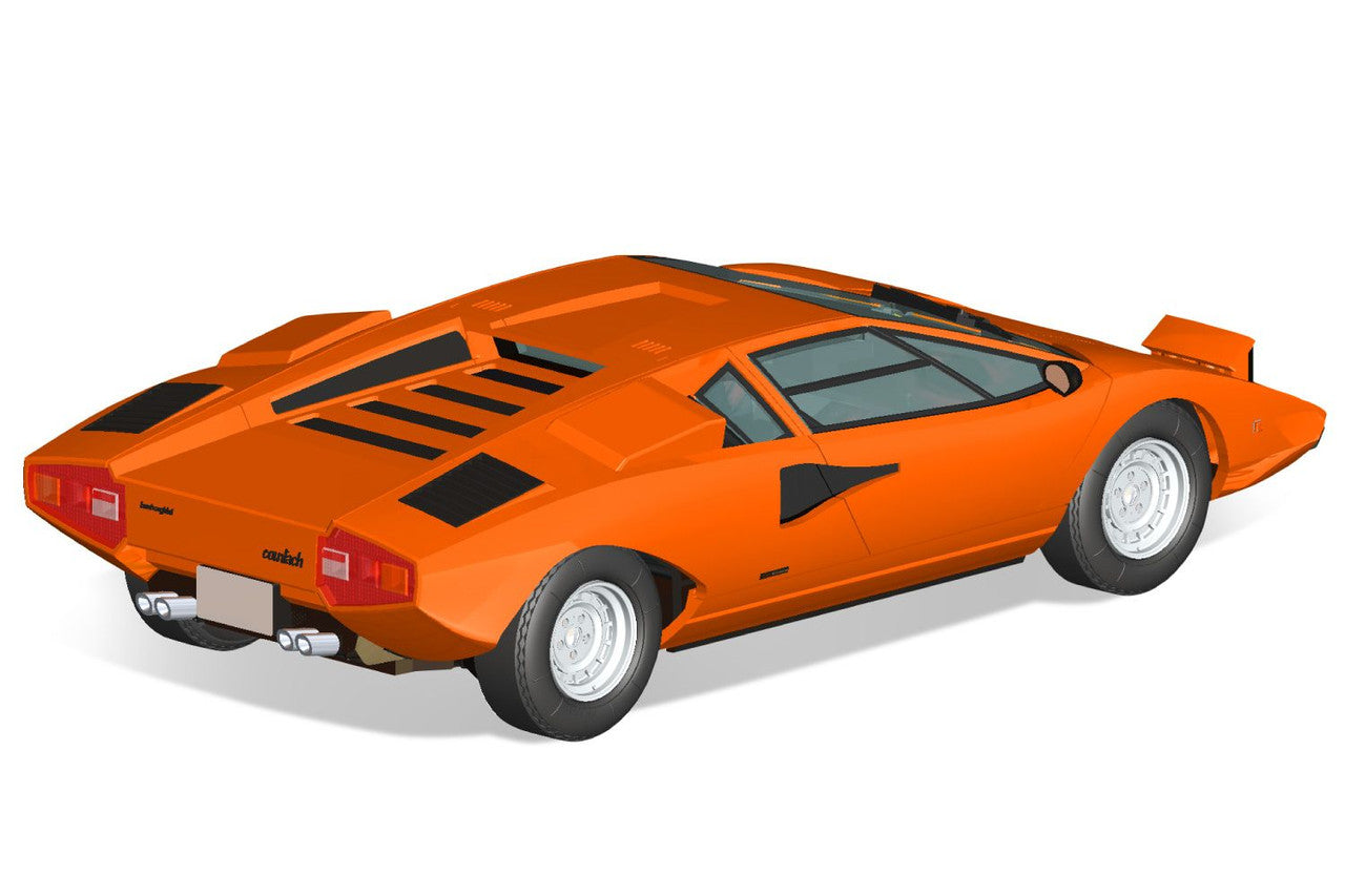 1/32 SNAP KIT #20-C Lamborghini Countach LP400(Orange) (06535)
