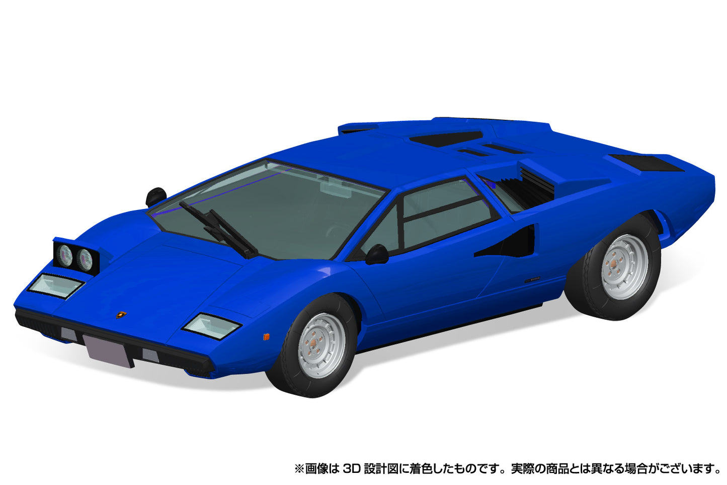1/32 SNAP KIT #20-E Lamborghini Countach LP400(Blue) (06537)