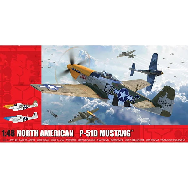 Airfix P51D Mustang Filletless Tail 1/48 ARX05138