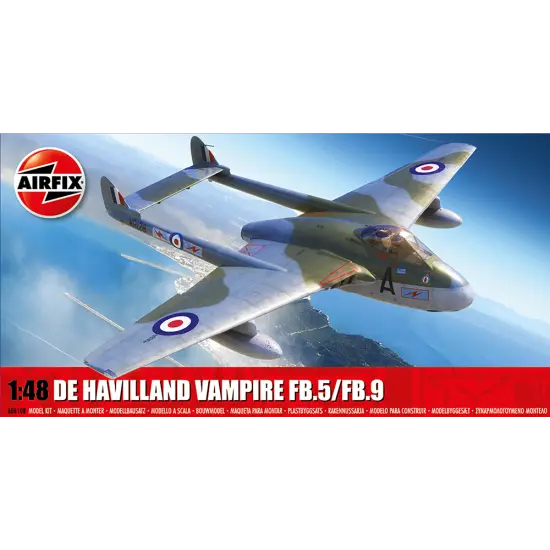 Airfix De Havilland Vampire FB.5/FB.9 1/48 ARX06108