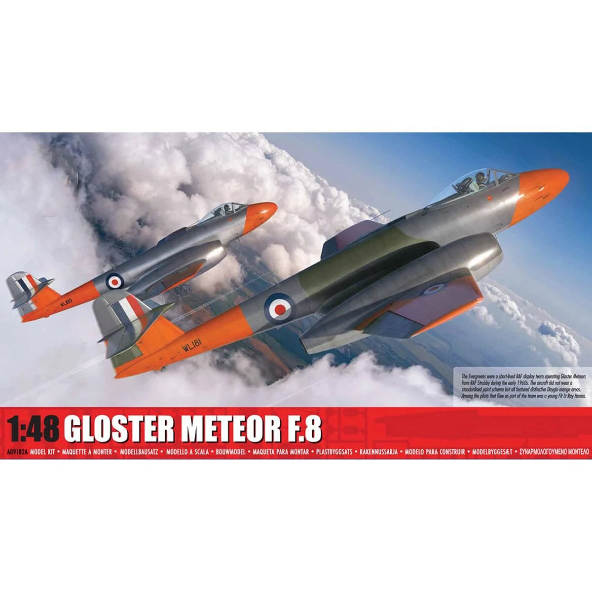 Airfix Gloster Meteor F.8 1/48 ARX09182A