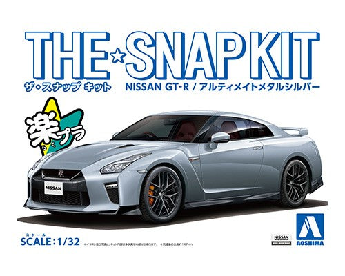 Snap #07-D Nissan GT-R (Ultimate Metal Silver) 1/32 (05641)