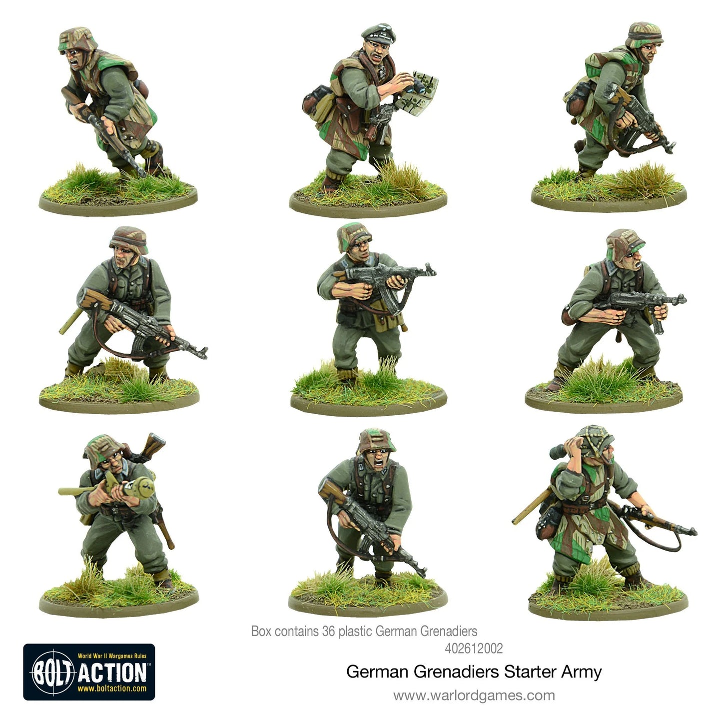 Bolt Action German Grenadiers Starter Army 1/56 (402610002)