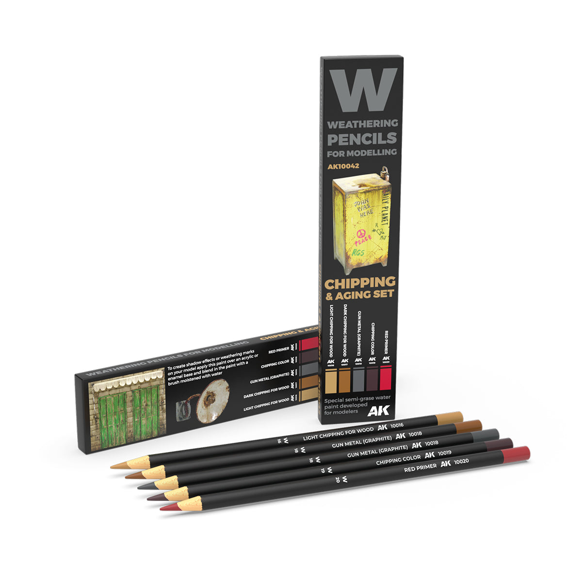 AK Pencil Set Chipping and Aging (AK10042)