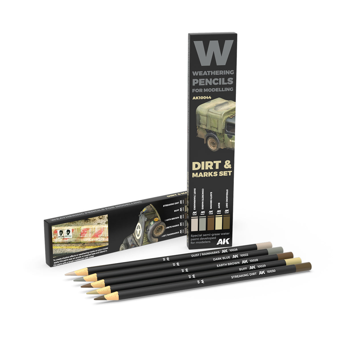 AK Pencil Set Dirt & Marks (AK10044)