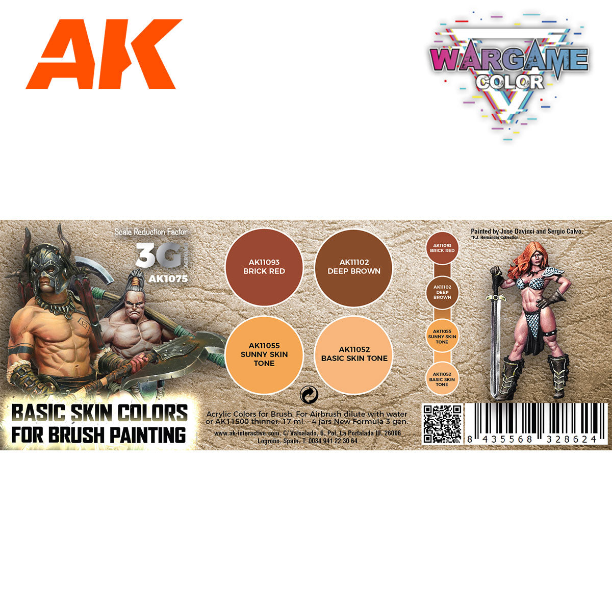 AK Wargame Basic Skin Color (AK1075)