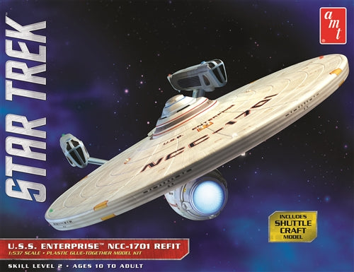 Star Trek NCC-1701 USS Enterprise Refit 1/537 AMT1080