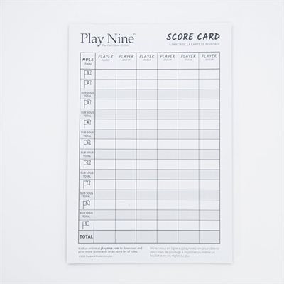 Play Nine The Card Game of Golf