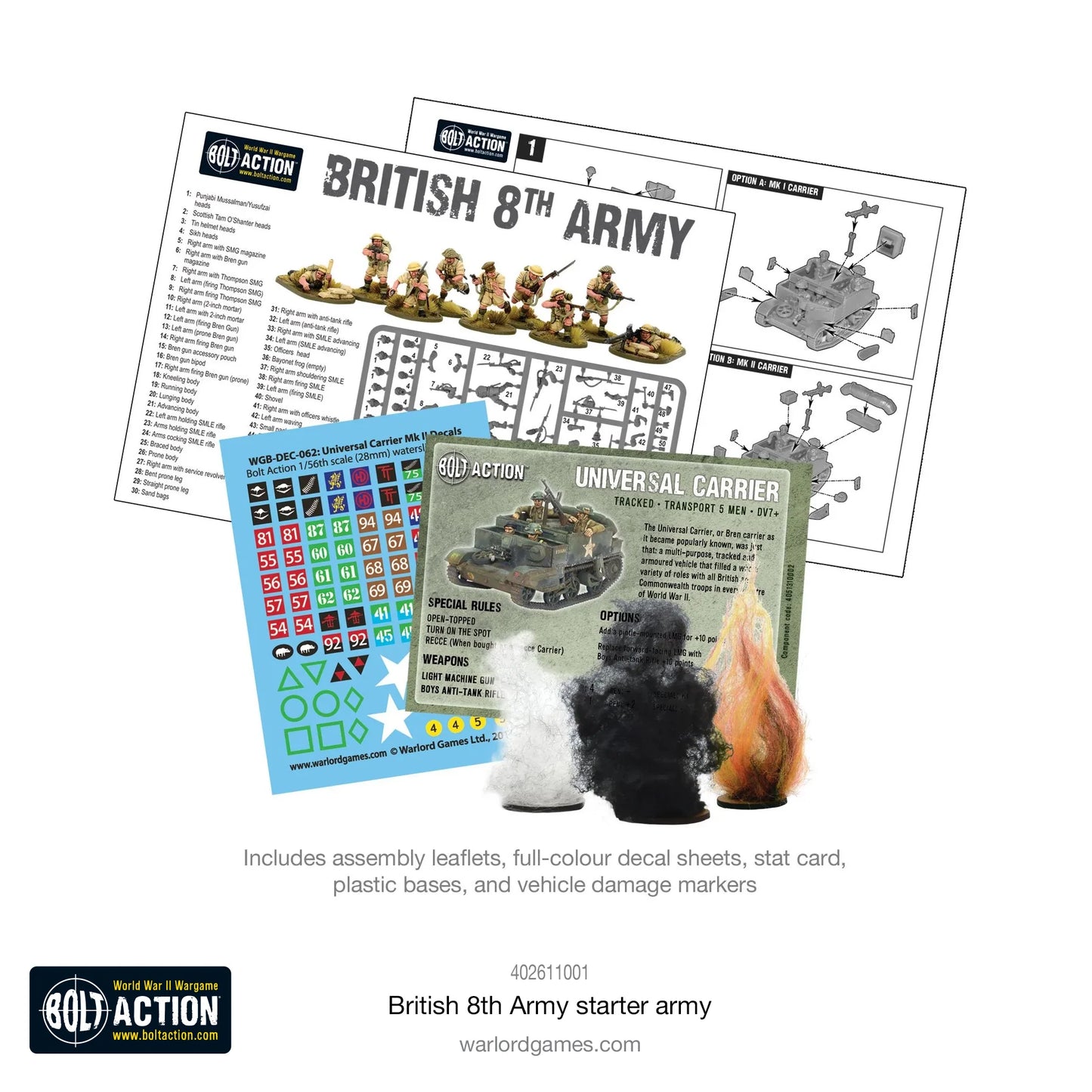 Bolt Action British 8th Army Starter set 1/56 (402611001)