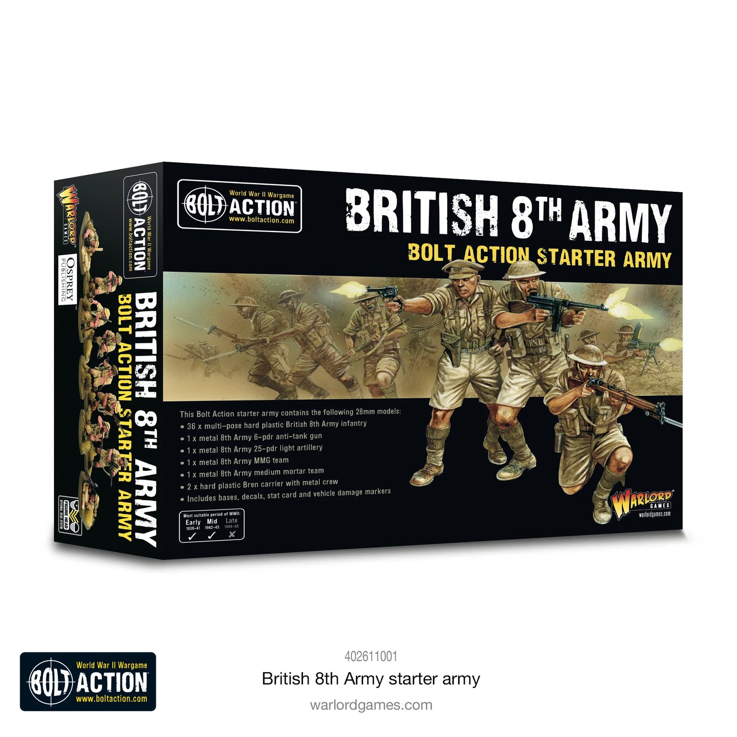 Bolt Action British 8th Army Starter set 1/56 (402611001)