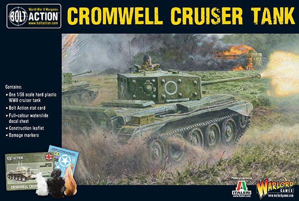 Bolt Action Cromwell Cruiser Tank 1/56 (402011003)