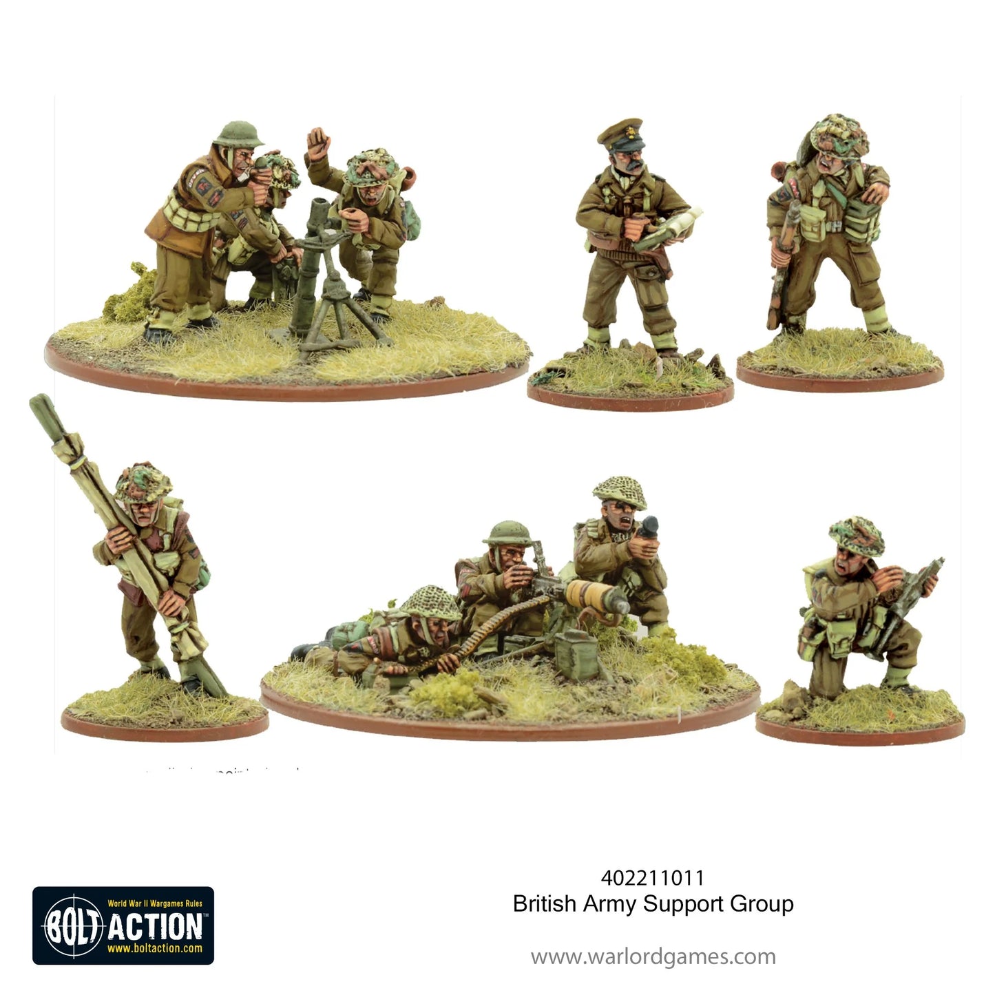 Bolt Action British Army Support Group 1/56 (402211011)