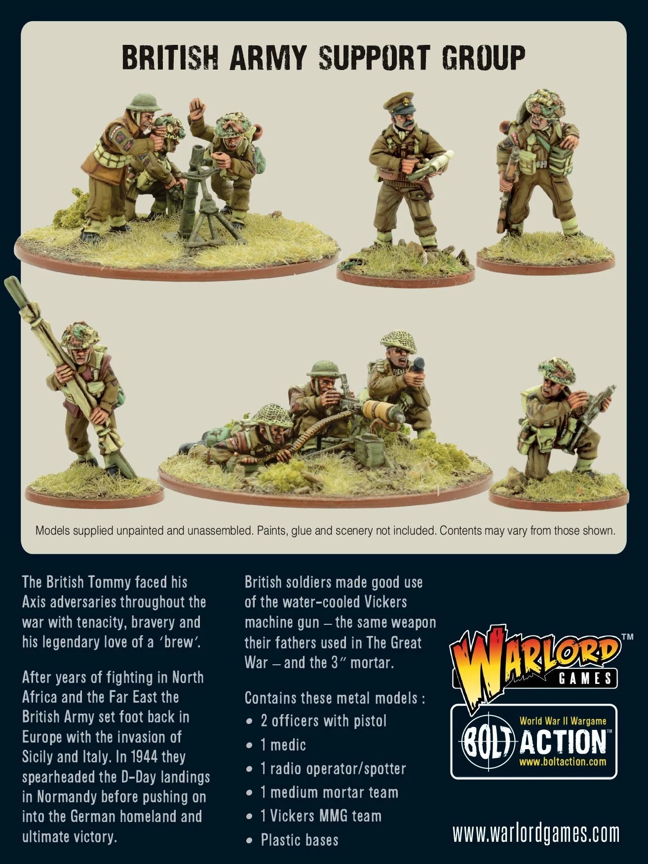 Bolt Action British Army Support Group 1/56 (402211011)