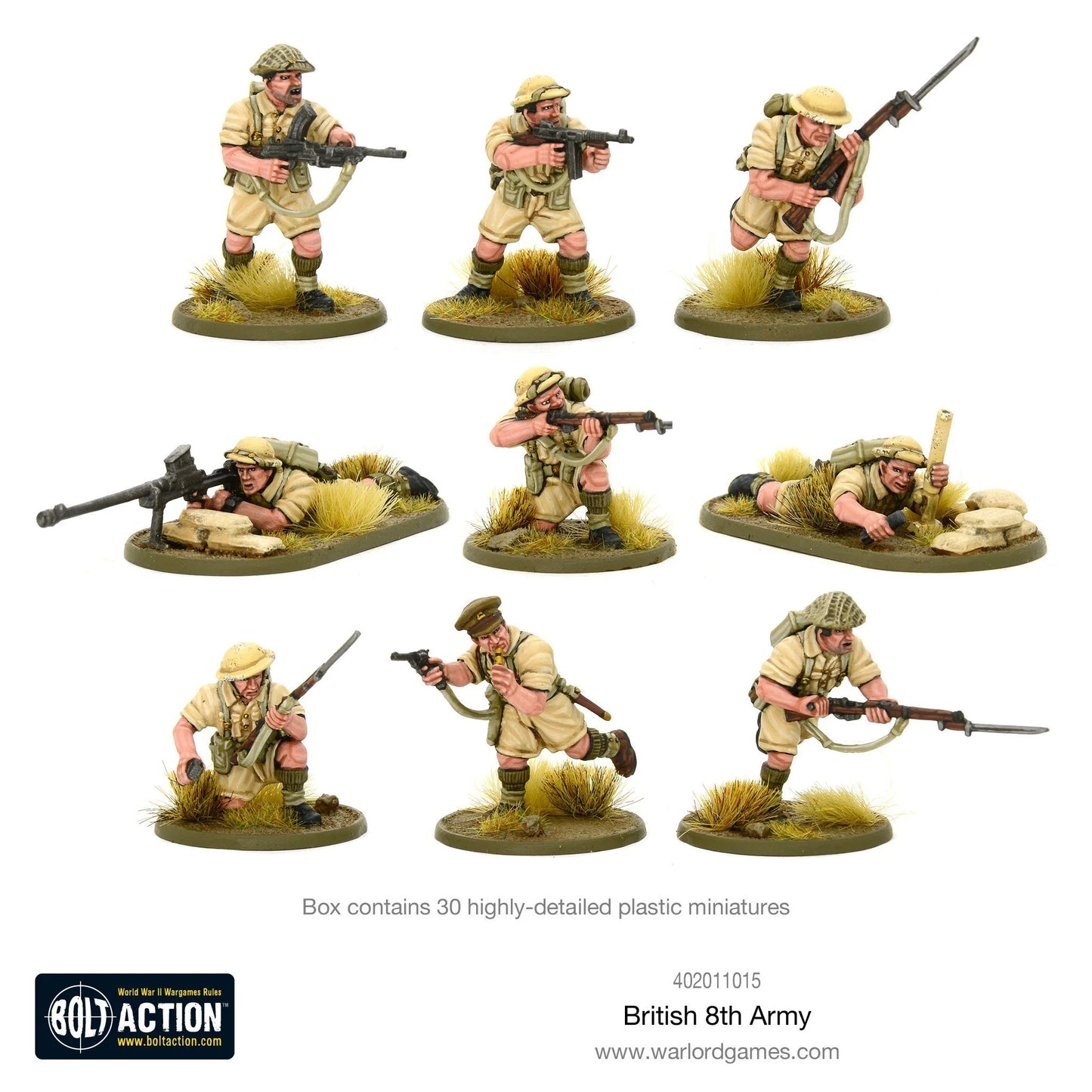 Bolt Action British 8th Army 1/56 (402011015)