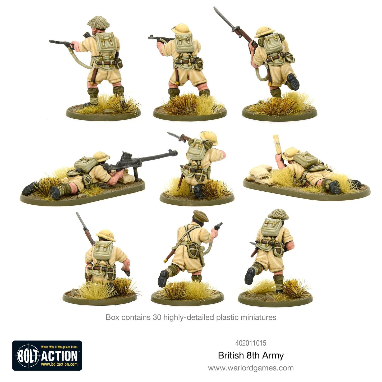 Bolt Action British 8th Army 1/56 (402011015)