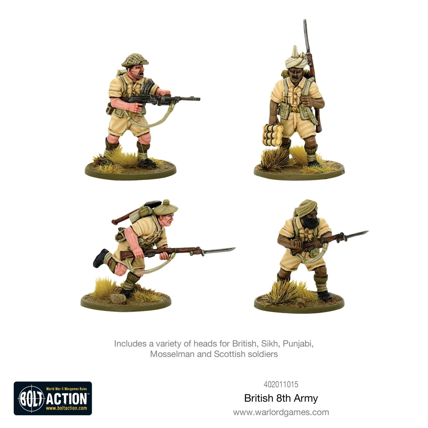 Bolt Action British 8th Army 1/56 (402011015)