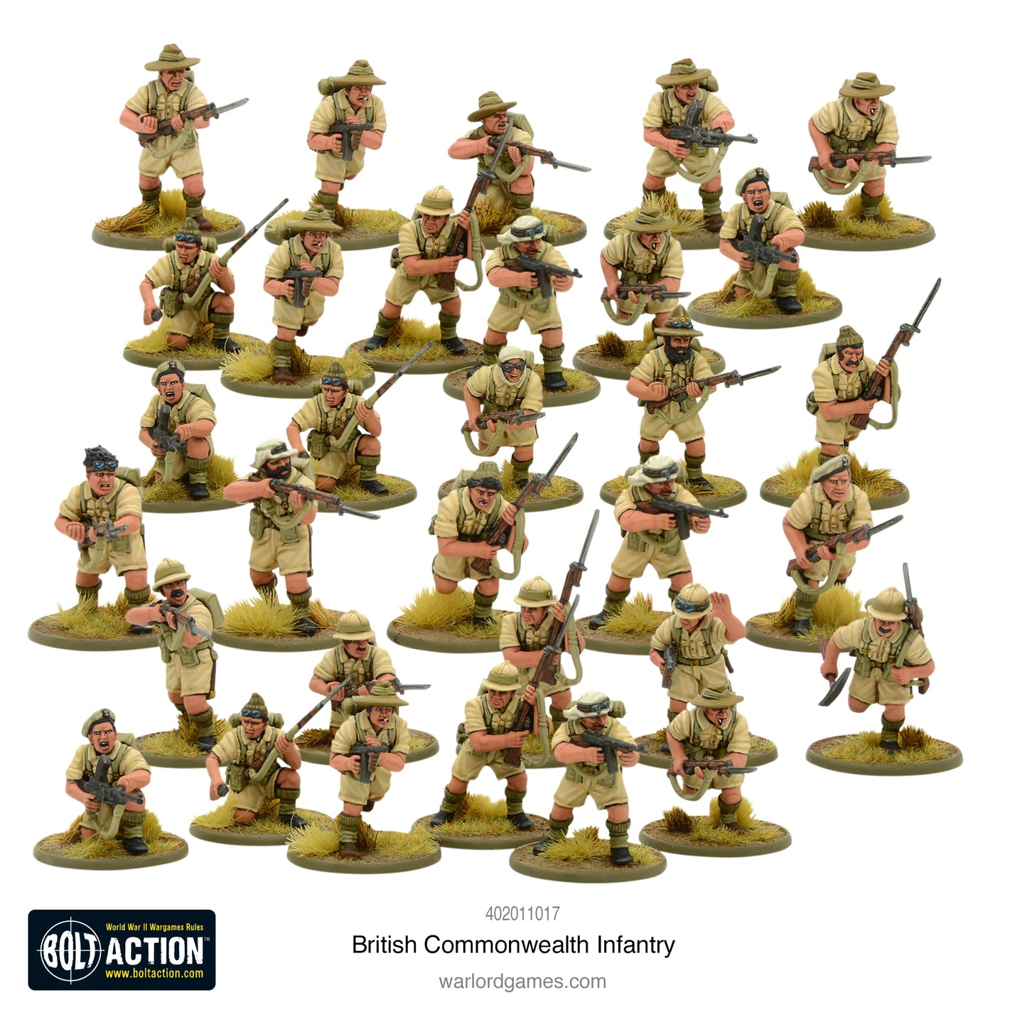 Bolt Action British Commonwealth Infantry 1/56 (402011017)