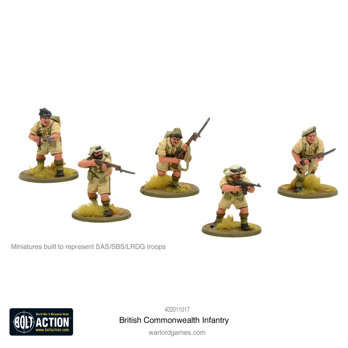 Bolt Action British Commonwealth Infantry 1/56 (402011017)