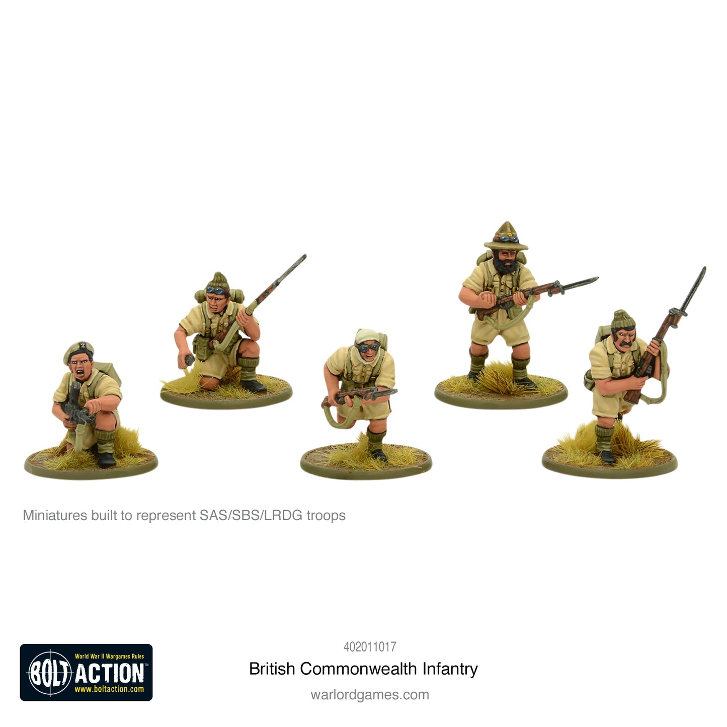 Bolt Action British Commonwealth Infantry 1/56 (402011017)