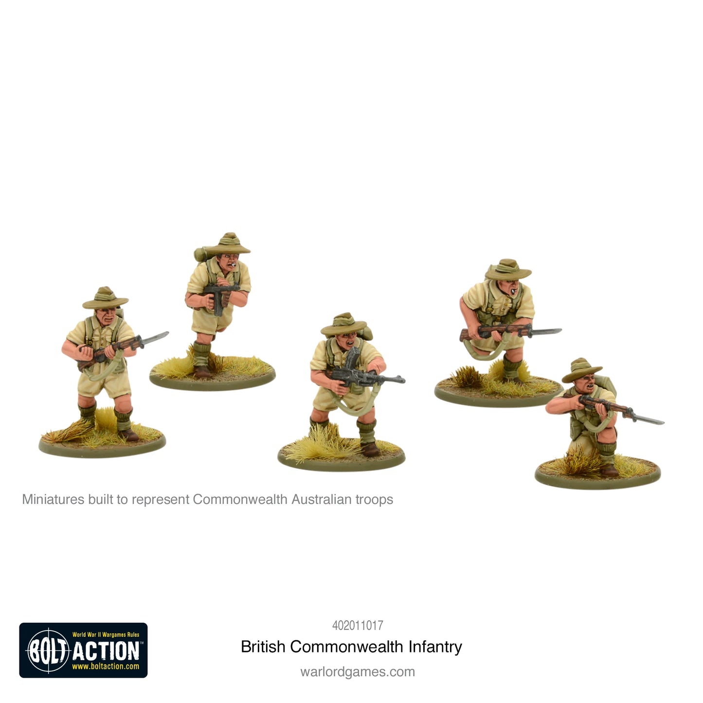 Bolt Action British Commonwealth Infantry 1/56 (402011017)