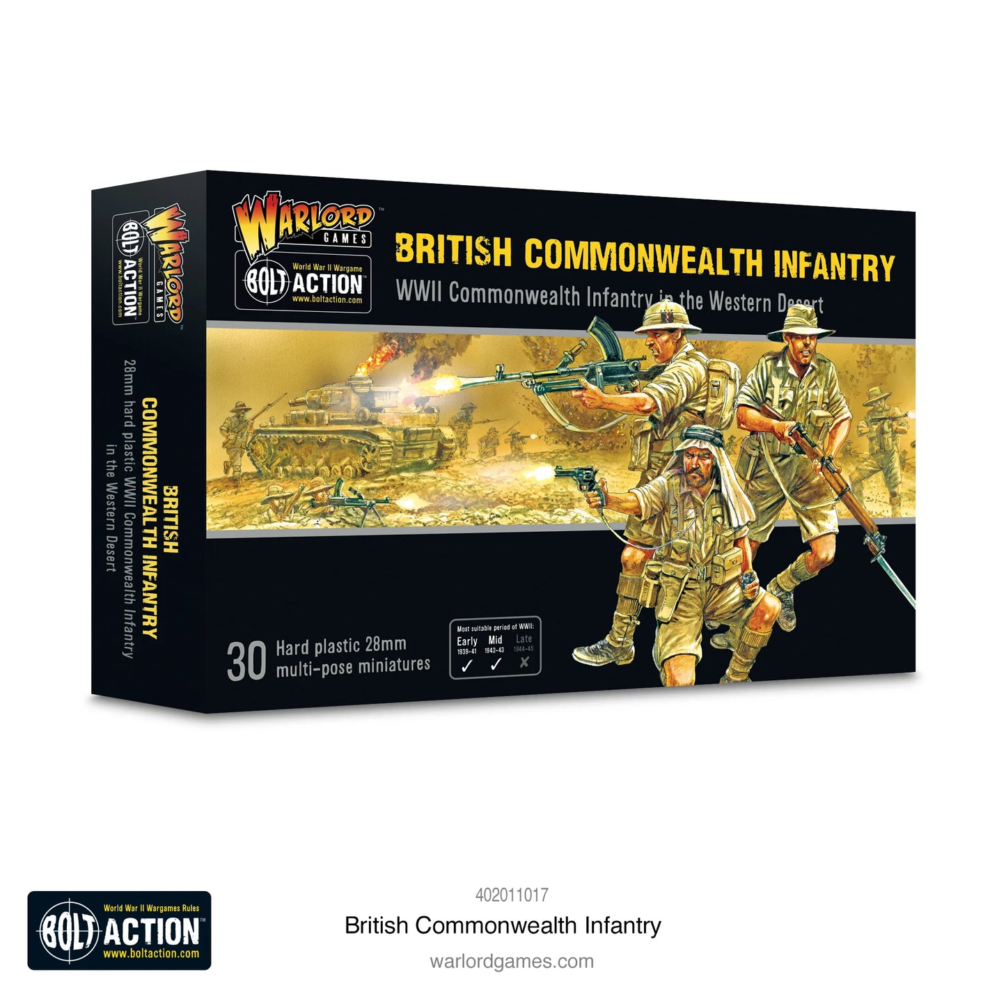 Bolt Action British Commonwealth Infantry 1/56 (402011017)