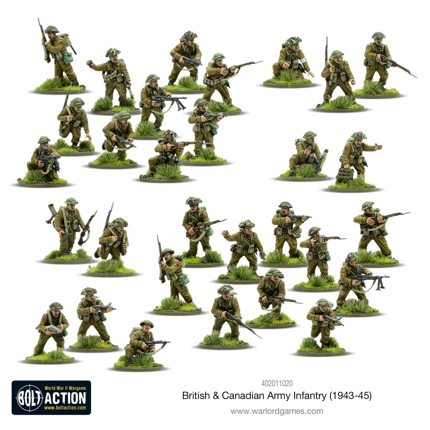 Bolt Action British & Canadian Infantry 1/56 (402011020)