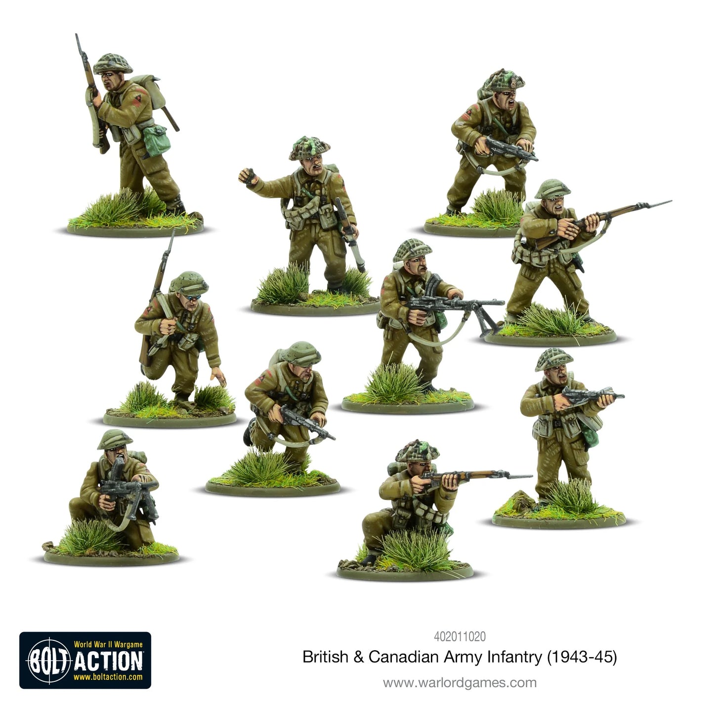 Bolt Action British & Canadian Infantry 1/56 (402011020)