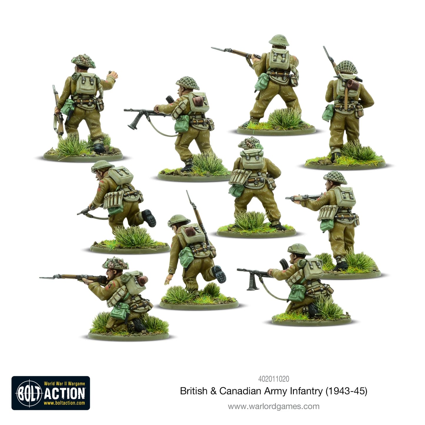 Bolt Action British & Canadian Infantry 1/56 (402011020)